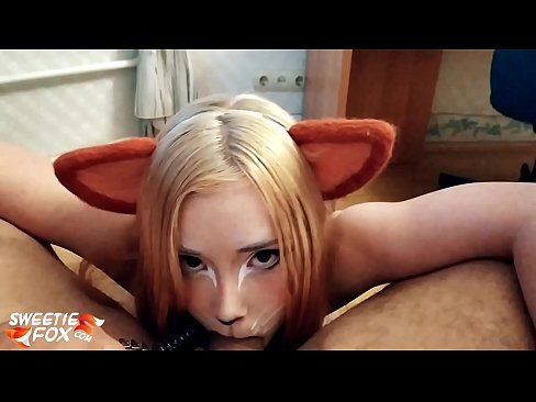 ❤️ Kitsune ingoia cazzo è cum in bocca ☑ Porno à noi